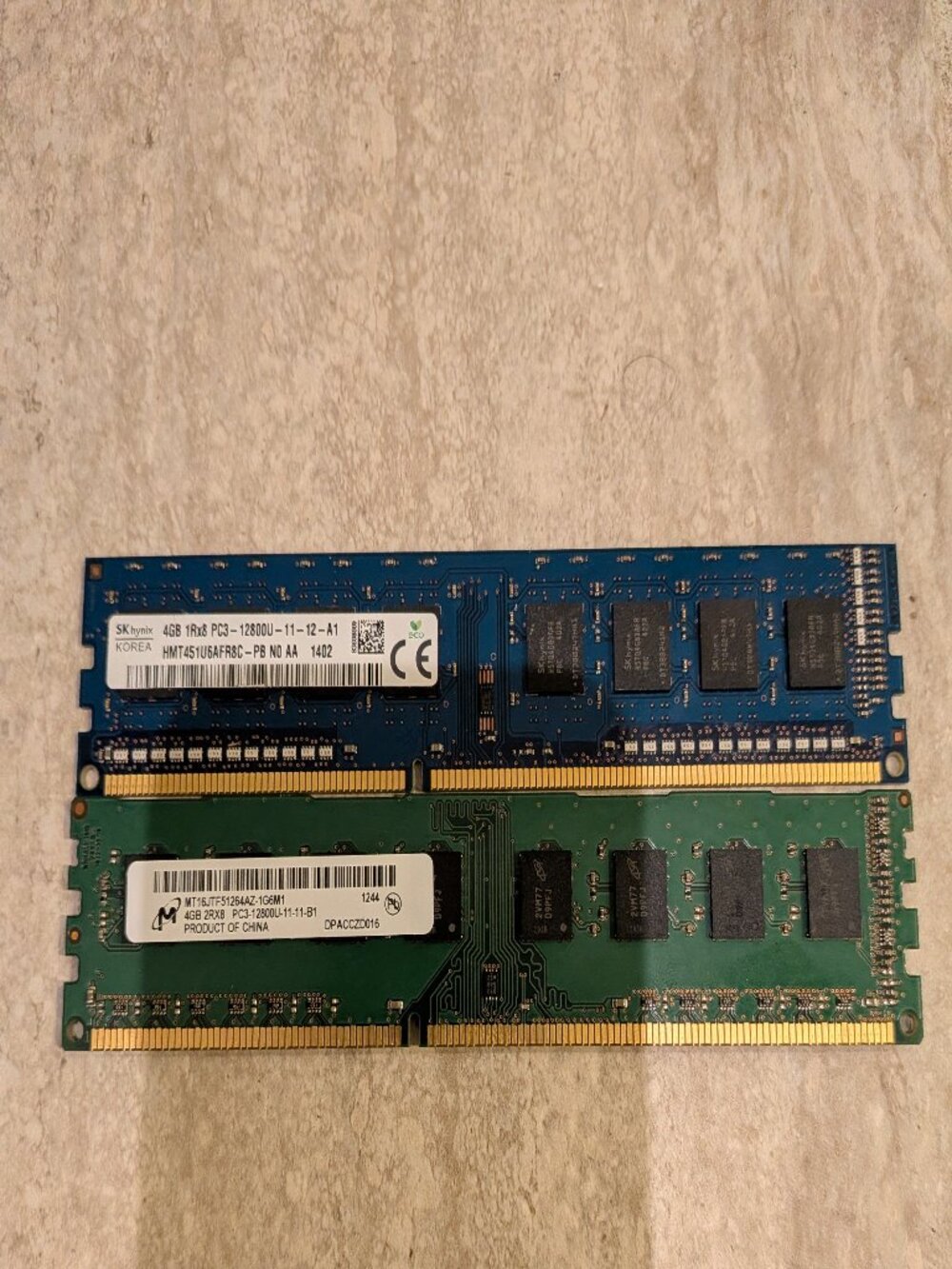 DDR3 8GB 2x4GB RAM Memory SK Hynix Micron 1600 Computer Desktop